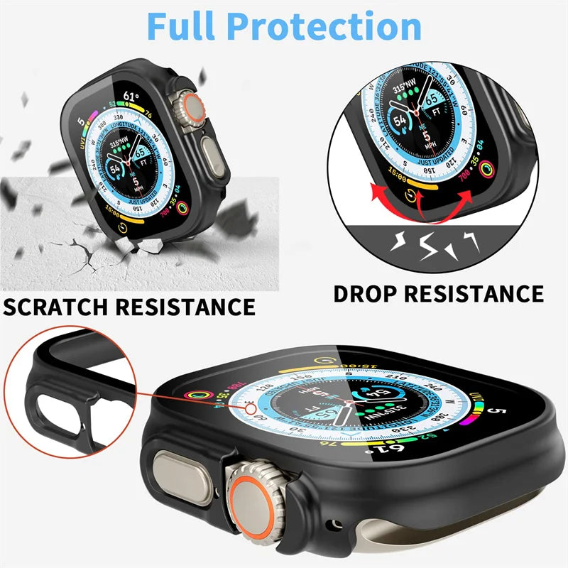 Glass & Case For Apple Watch Ultra 49mm