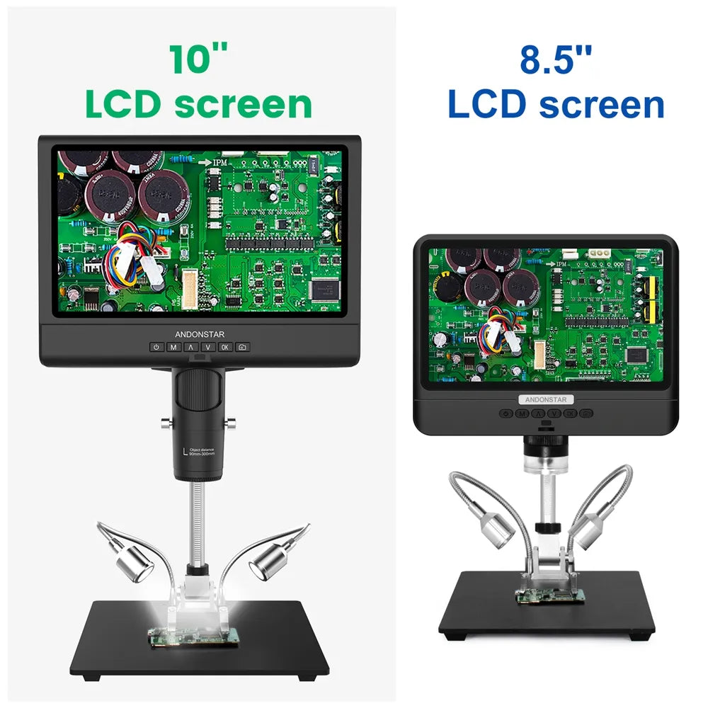 Digital Microscope with 10 inch 1080P LCD Display
