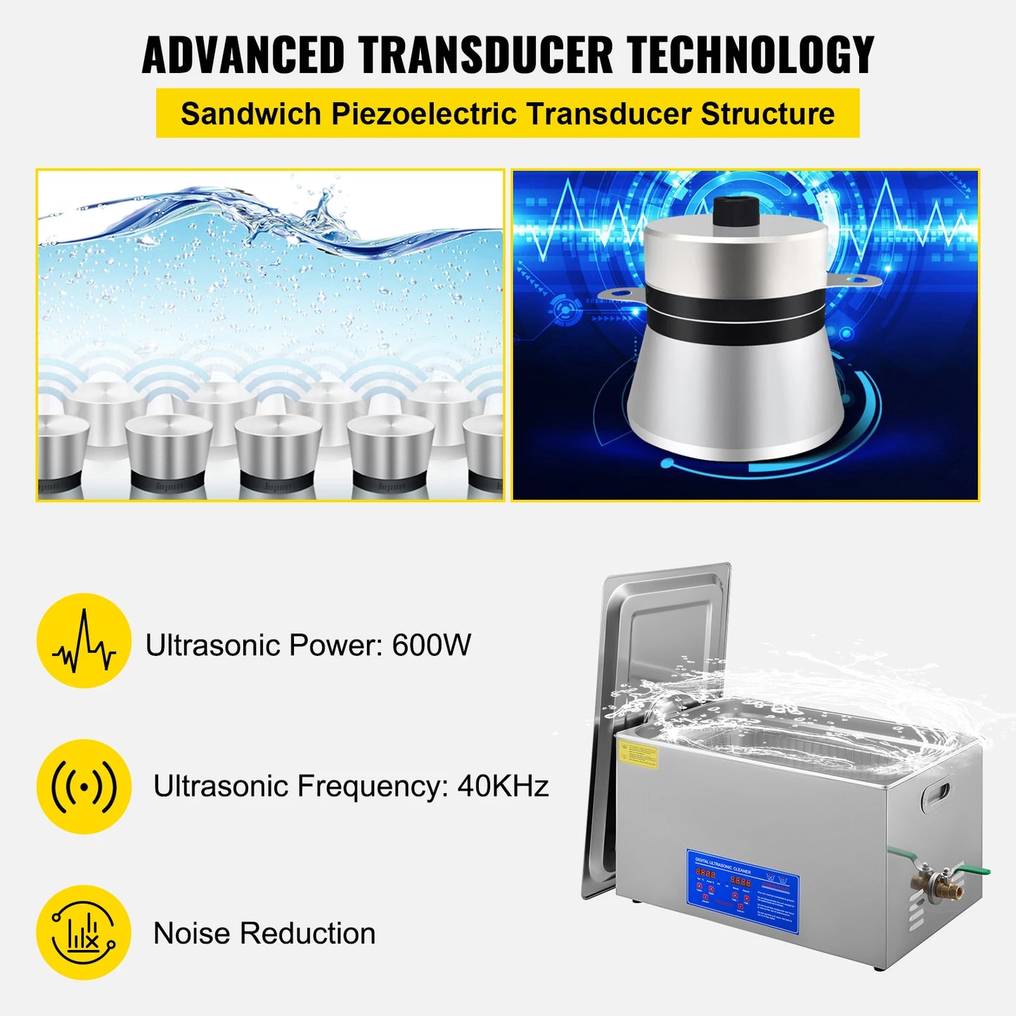 Large Capacity Ultrasonic Cleaner