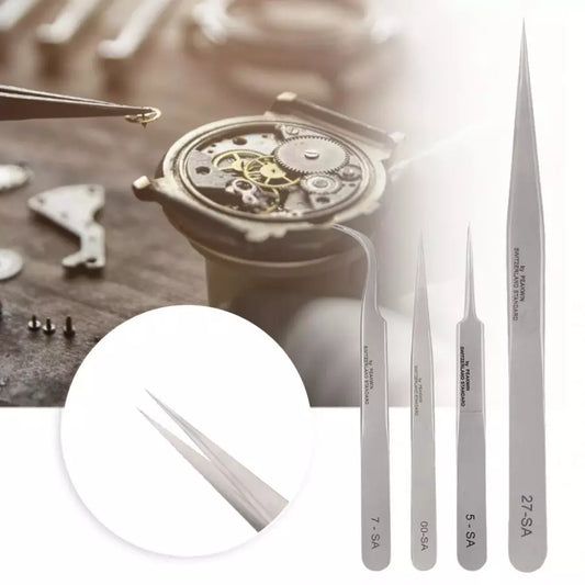 Stainless Steel Antimagnetic Watchmaker Tweezers