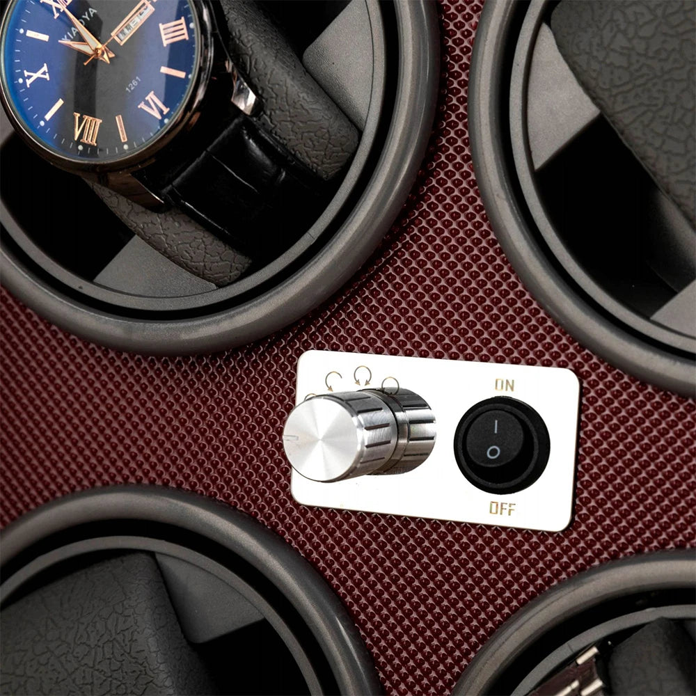 Luxurious 4 Watch Winder Case