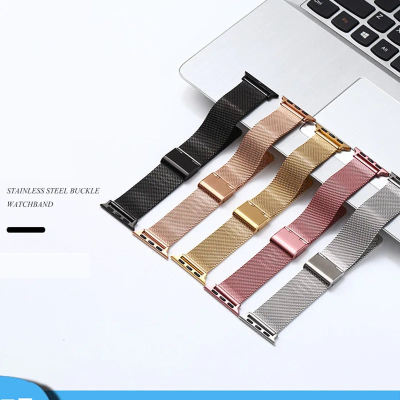 Colorful Stainless Steel Bracelet For Apple Watch