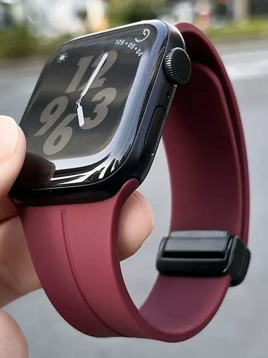 Magnetic Rubber Strap For Apple Watch