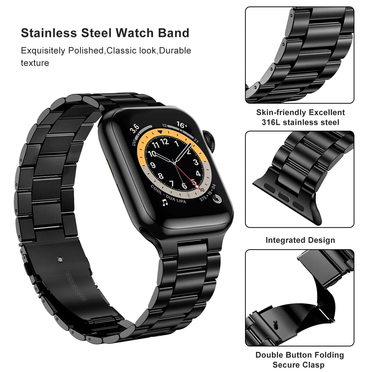 Stainless Steel Bracelet for Apple Watch