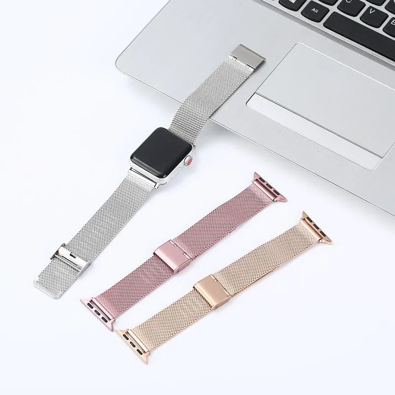 Colorful Stainless Steel Bracelet For Apple Watch